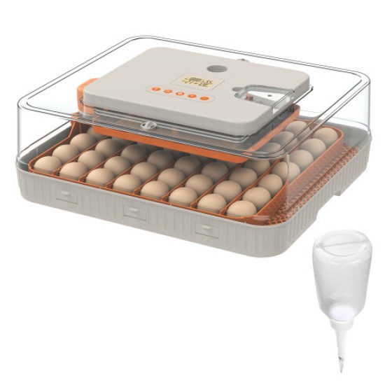 52 Eggs Incubator 3-in-1 Digital Humidity Control, 48.3x42.5x17.5cm